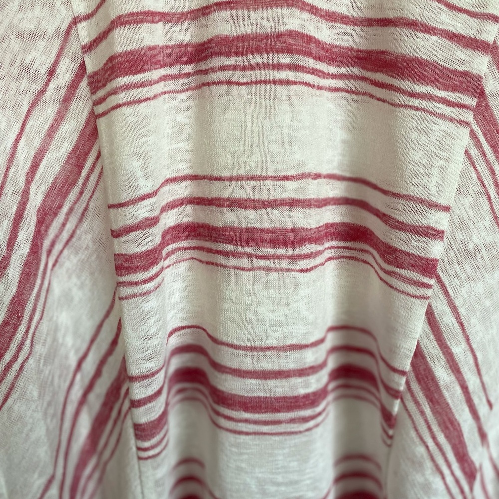 Vince Camuto Striped V-Neck Dolman Top - Size S - Picture 4 of 12
